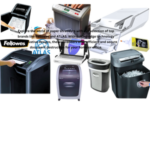 Paper shredders Discover the perfect solution for secure document disposal with our collection of paper shredders.