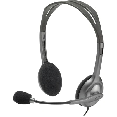 Logitech H110 Stereo Headset, Black
