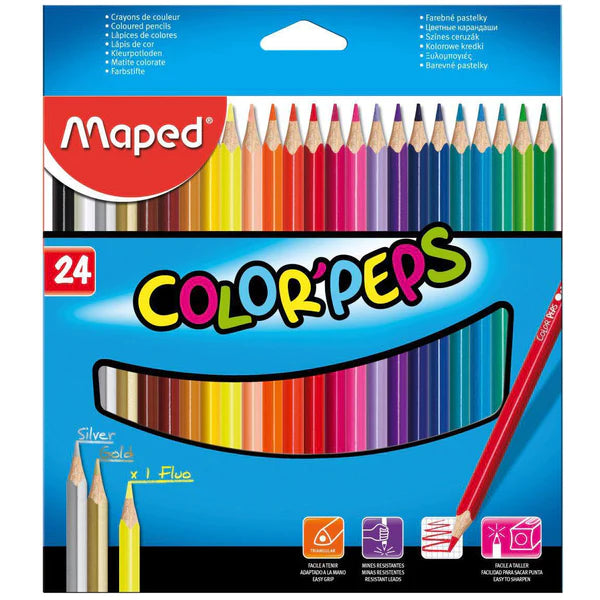 Color Peps Pencils 24 Color Set 183224