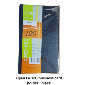 Buy Yijian Fa-120 business cards holder - black in qatar