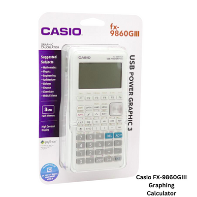 Casio FX-9860 GIII Graphing Calculator with high-resolution display and advanced features for efficient mathematical problem-solving