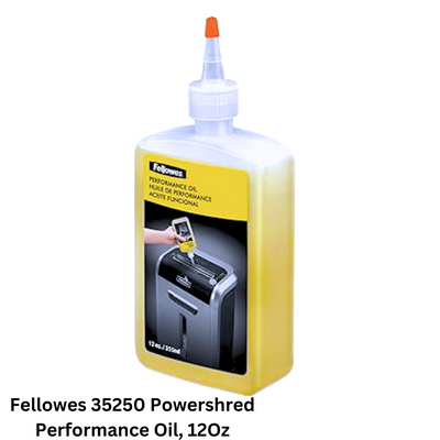 Fellowes 35250 Powershred Performance Oil, 12Oz