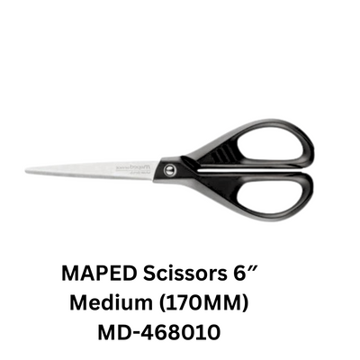 Buy MAPED Scissors 6″ Medium (170MM) MD-468010 In Qatar
