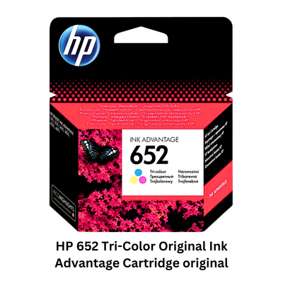 HP 652 Tri-Color Original Ink Advantage Cartridge original - YOUTOO TRADING 