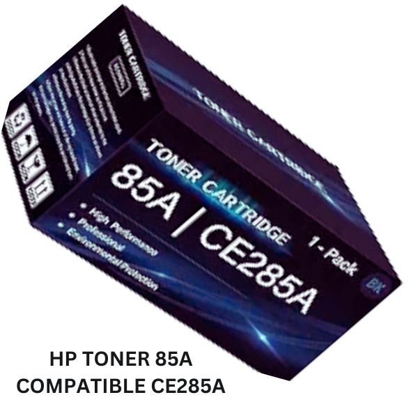 HP Toner 85A Compatible CE285A - A reliable compatible toner cartridge offering quality prints for your printing needs