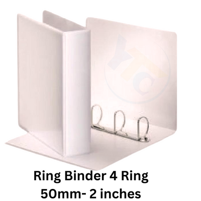 Ring Binder 4 Ring 50mm- 2 inches - YOUTOO TRADING 