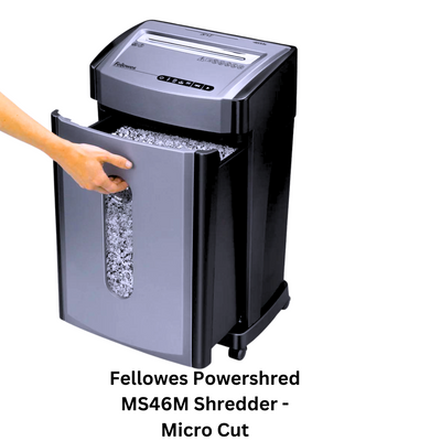Fellowes Powershred MS46M Shredder - Micro Cut