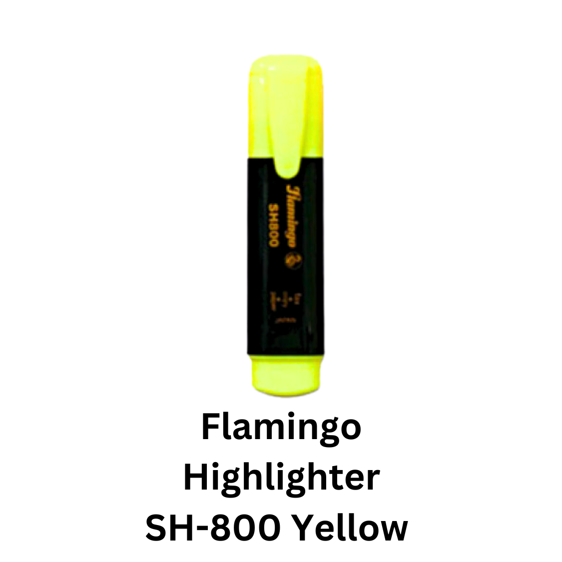 Flamingo Highlighter SH-800 Yellow 1x10 pcs - YOUTOO TRADING 
