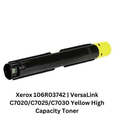 Xerox 106R03742 | VersaLink C7020/C7025/C7030 Yellow High Capacity Toner