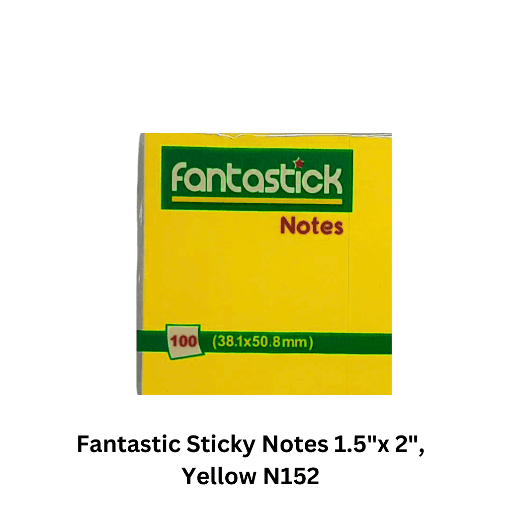 Fantastic Sticky Notes 1.5"x 2", Yellow N152 Buy in qatar
