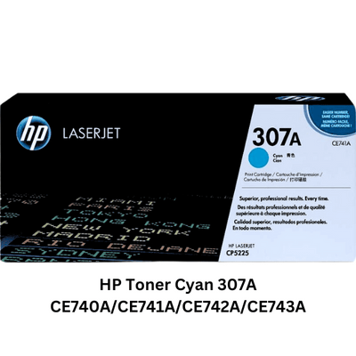 A set of four HP toner cartridges in black, cyan, yellow, and magenta, suitable for printing vibrant and professional-quality documents.