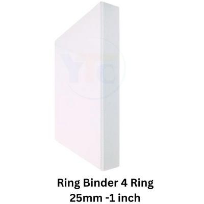 Ring Binder 4 Ring 25mm -1 inch - YOUTOO TRADING 