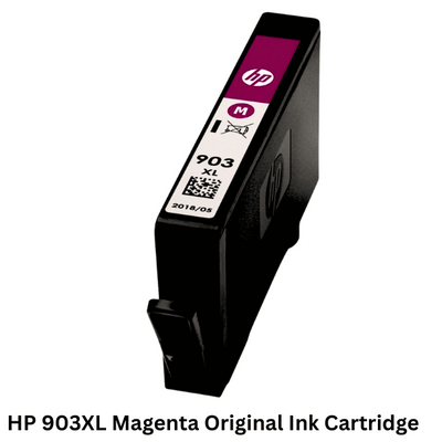 HP 903XL Magenta Original Ink Cartridge - High-quality ink for vibrant magenta color printing, ideal for documents and photos