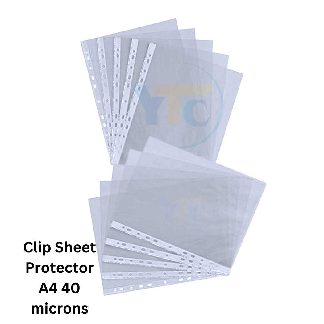 Buy Clip Sheet Protector A4 40 microns in Qatar