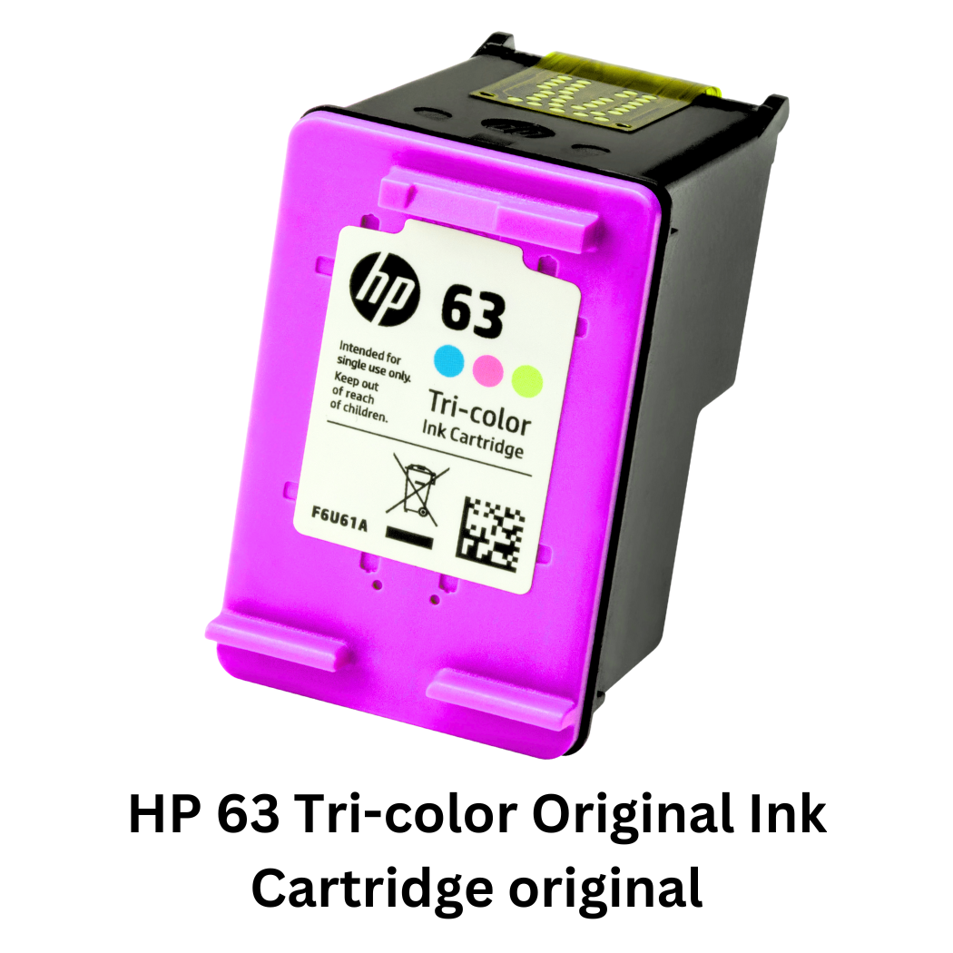 HP 63 Tri-color Original Ink Cartridge original - YOUTOO TRADING 