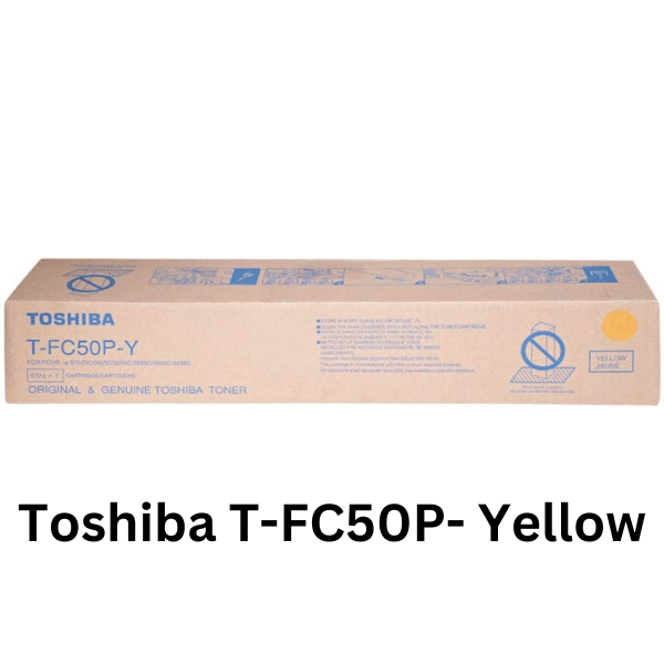 Toshiba T-FC50P- Black/Cyan/ Yellow/Magenta Original Toner Cartridge
