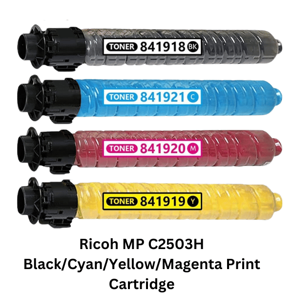Ricoh MP C2503H Black/Cyan/Yellow/Magenta Print Cartridge
