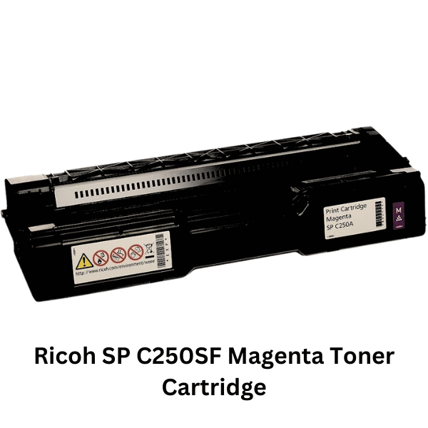 Ricoh SP C250SF Black/Cyan/Yellow/Magenta Toner Cartridge - High-quality toner cartridges designed for Ricoh SP C250SF printers, providing vivid and reliable black, cyan, yellow, and magenta color printing