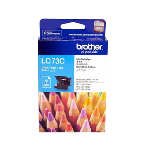 Brother LC73 Black/ Cyan/Yellow/Magenta Ink Cartridge ( LC 73C ) - YOUTOO TRADING 
