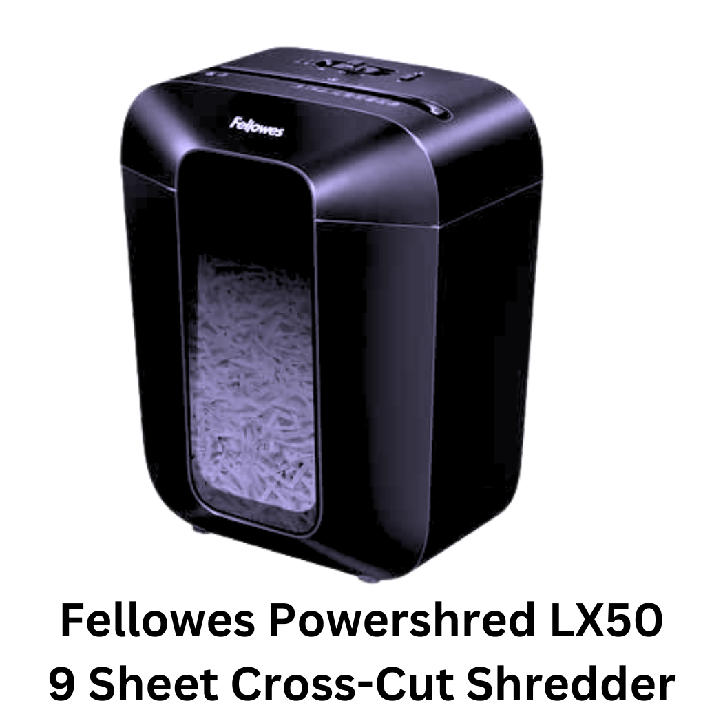 Fellowes Powershred LX50 9 Sheet Cross-Cut Shredder machine in Qatar