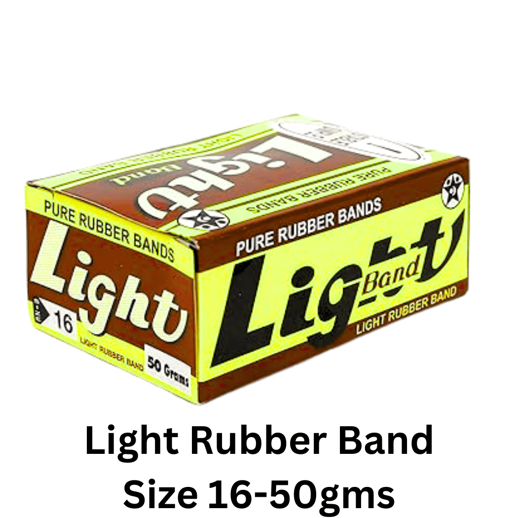  Light rubber bands in a clear plastic bag, size 16, 50g.