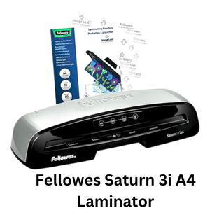 Fellowes Saturn 3i A4 Laminator - High-quality laminating machine for A4 size documents. Ideal for office environments.