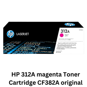 HP 312A Magenta Toner Cartridge CF383A Original - Ensure vibrant and professional-quality magenta prints with this original HP 312A toner cartridge