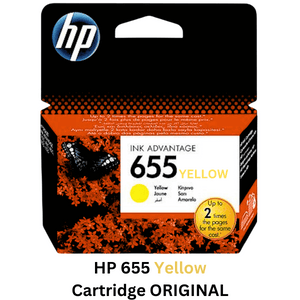 HP 655 Yellow Cartridge ORIGINAL - YOUTOO TRADING 