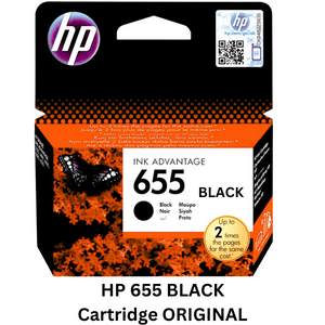 HP 655 Black Cartridge original - YOUTOO TRADING 