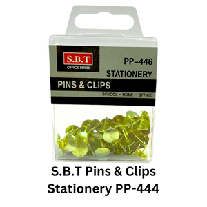 S.B.T Pins & Clips Stationery PP-444 - A set of pins and clips stationery by S.B.T, model PP-444.