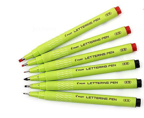 PILOT SWN-DRA Lettering Pen - Calligraphy (Pack of 12 )
