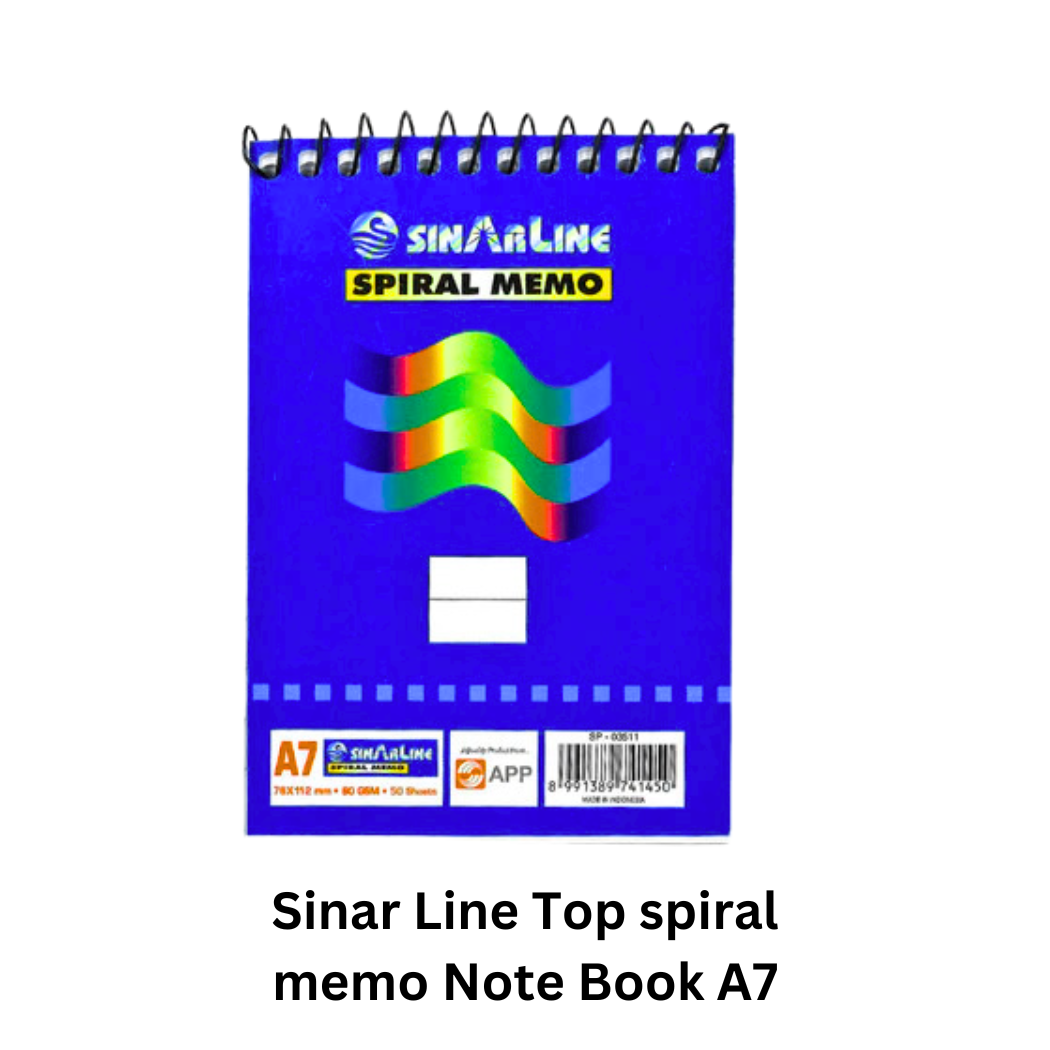 Buy Sinar Line Top spiral memo Note Book A7 IN Qatar