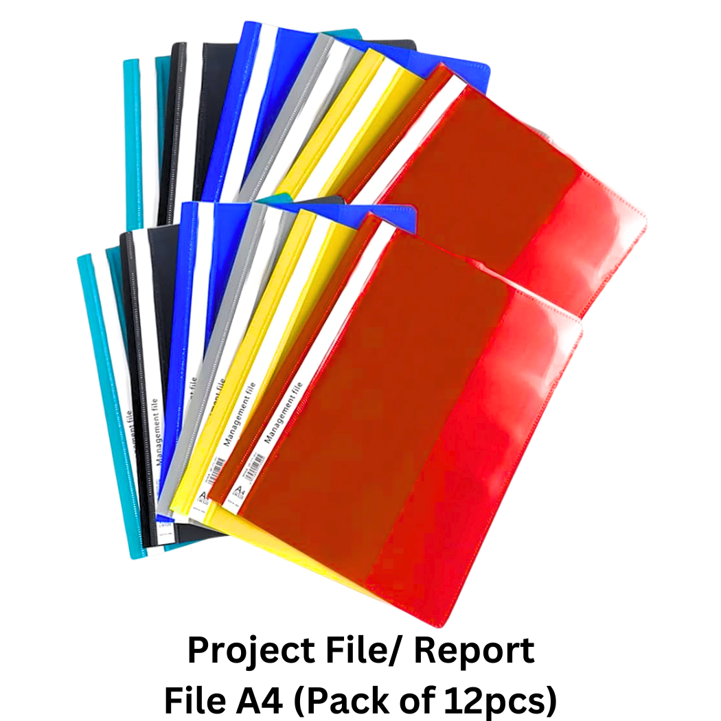 Buy Project File/ Report File A4 (Pack of 12pcs) in Qatar