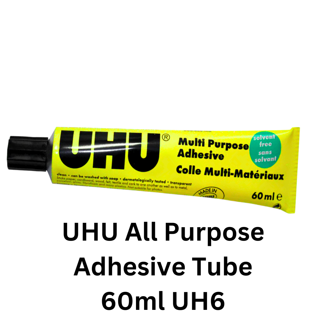 Buy UHU All Purpose Adhesive Tube 60ml UH6 In Qatar