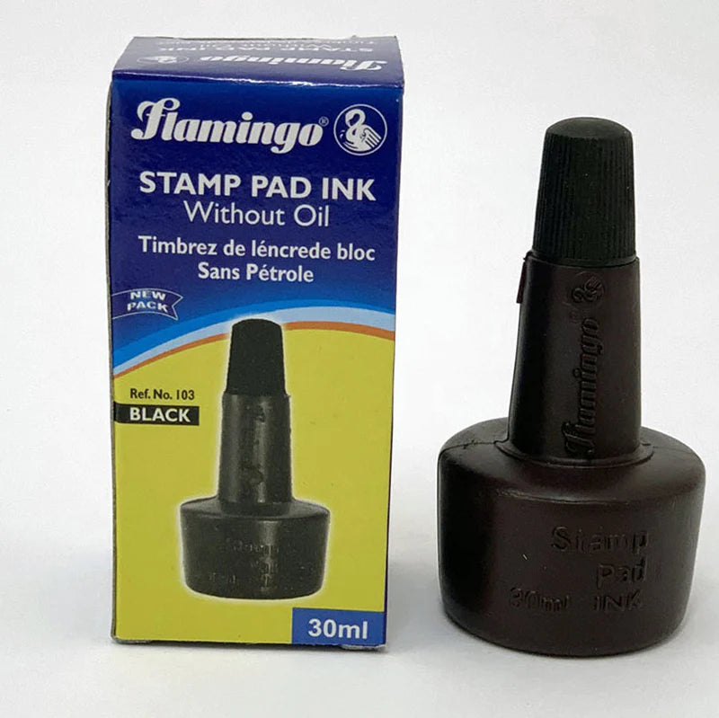 Flamingo Stamp Pad Ink 30ml Blue - YOUTOO TRADING 