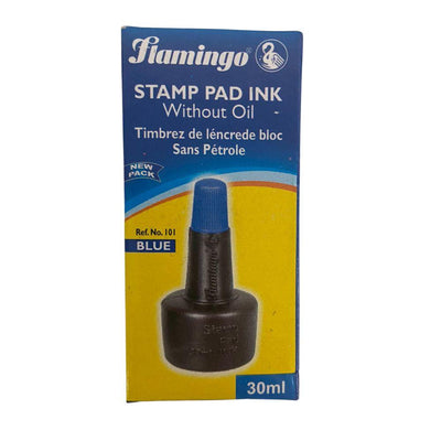 Flamingo Stamp Pad Ink 30ml Blue - YOUTOO TRADING 